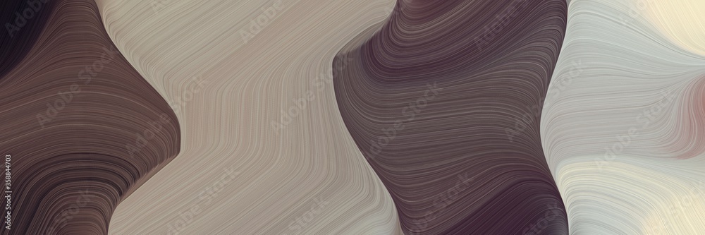 Aufkleber flowing decorative curves background with gray gray, old mauve and very dark violet colors. can be used as poster, card or background graphic