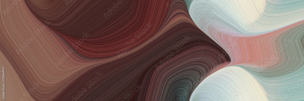 Poster dynamic colorful curves design with old mauve, silver and rosy brown colors. can be used as poster, 