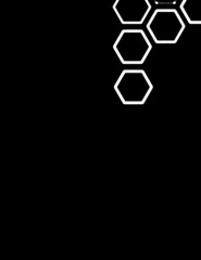 abstract hexagonal honeycomb background
