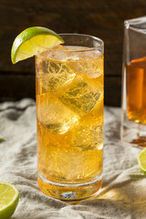 Boozy Whiskey Ginger Ale Cocktail