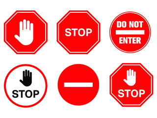 stop sign set