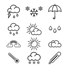 WEATHER ICONS SET 2