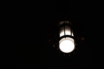 light bulb in the dark