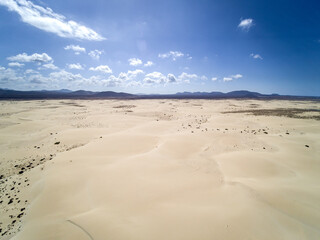 Corralejo dunes in Fuerteventura.