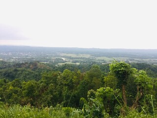 view of the mountains