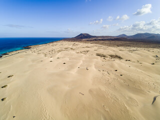 sand dunes and blue sky