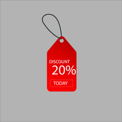 creative colorful discount sale tag