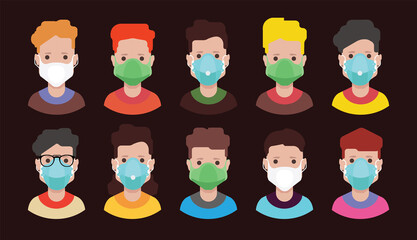 High quality avatar, people vector icons