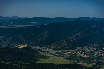 View to the old capital of Georgia - Mtskheta © Anna Bogush