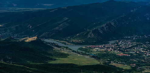 View to the old capital of Georgia - Mtskheta © Anna Bogush