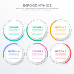 Fototapeta premium Business infographic template for web, banner and brochure : Vector Illustration