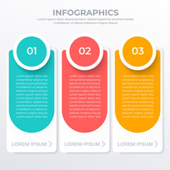 Business infographic template for web, banner and brochure : Vector Illustration
