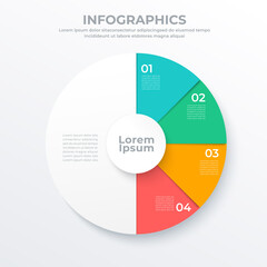 Business infographic template for web, banner and brochure : Vector Illustration