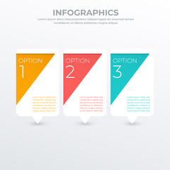 Business infographic template for web, banner and brochure : Vector Illustration