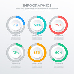 Business infographic template for web, banner and brochure : Vector Illustration