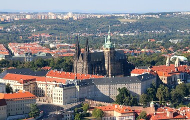 Obraz premium saint vitus cathedral in Prague in Czech Republic in Europe