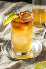 Boozy Rum Dark and Stormy Cocktail