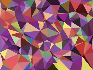 beautiful polygon pattern illustration abstract background in purple tone color