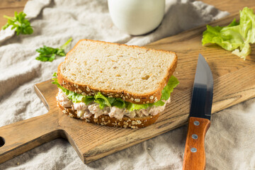 Homemade Fresh Tuna Salad Sandwich