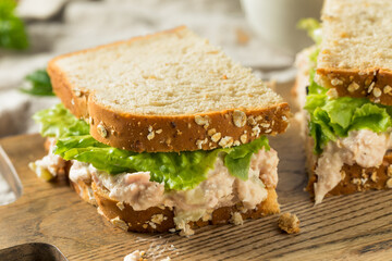 Homemade Fresh Tuna Salad Sandwich