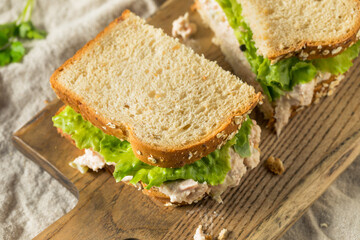 Homemade Fresh Tuna Salad Sandwich
