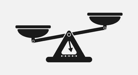 Libra icon. Weighing. Balance.