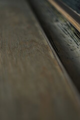 Old piano element, wooden and partially without paint