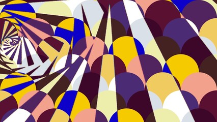 contrast and overlap style illustration abstract background
