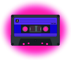 Audio cassette music eighties retro wave rap hip hop rock boombox  synthpop