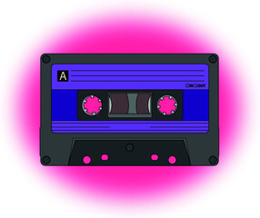 Audio cassette music eighties retro wave rap hip hop rock boombox  synthpop