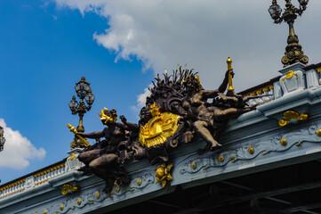 It's Alexander III Bridge in Paris, France