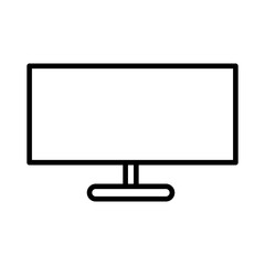 monitor icon design vector template