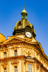 Fototapeta na wymiar Architecture of the Historical center of Old City of Prague, Czech Republic