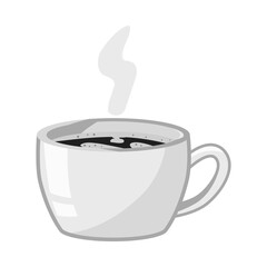 Vector design of coffee and cup logo. Collection of coffee and cafe stock vector illustration.