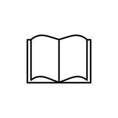open book icon design vector template
