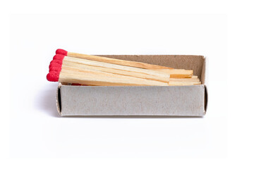 buckwheat fried on a white background