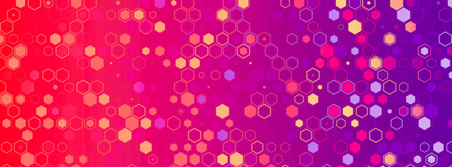 Abstract hexagon wallpaper. Background with hexagon. Geometric illustration.