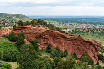 Fototapeta na wymiar Red Rocks Denver Colorado