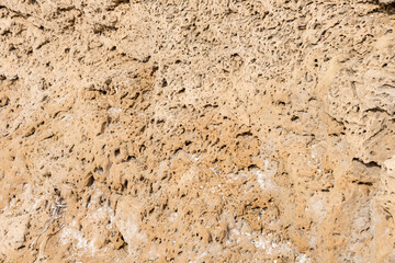 Rock of the beaches of Kefalonia in Greece