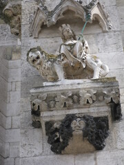 Reiterfigur am Regensburger Dom