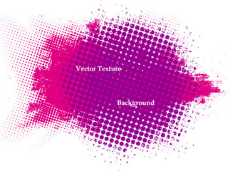 Ink Splash Background . Pink Paint Splattered Shape . Grunge texture vector. Distress banner