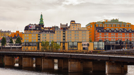 Architecture of the old town of Stockholm, Sweden