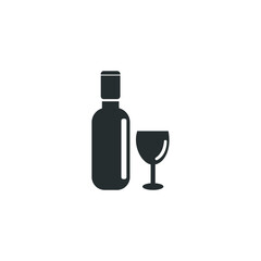 Wine Icon. Vector art design