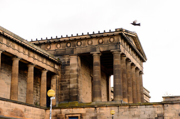 Achitecture of Edinburgh, Scotland. Old Town and New Town are a UNESCO World Heritage Site