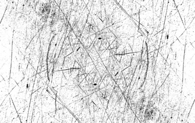 Scratched Grunge Urban Background Texture Vector. Dust Overlay Distress Grainy Grungy Effect. Distressed Backdrop Vector Illustration. Isolated Black on White Background. EPS 10.