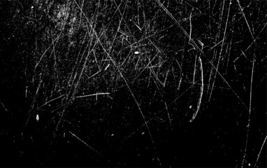 Scratched Grunge Urban Background Texture Vector. Dust Overlay Distress Grainy Grungy Effect. Distressed Backdrop Vector Illustration. Isolated Black on White Background. EPS 10.