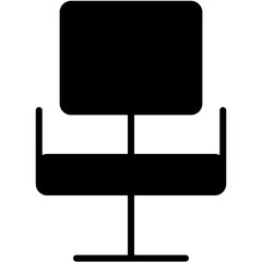 Chair icon in vector