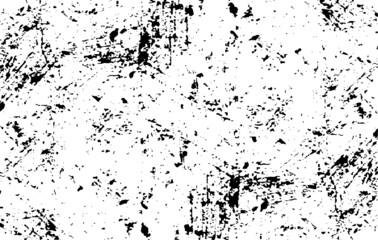 Scratched Grunge Urban Background Texture Vector. Dust Overlay Distress Grainy Grungy Effect. Distressed Backdrop Vector Illustration. Isolated Black on White Background. EPS 10.