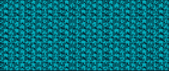 Gradient of blue dots. Halftone texture. Vector illustration. Monochrome dots background.