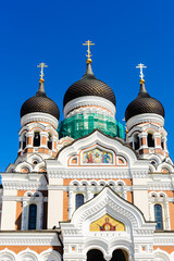 It's Alexander Nevsky Cathedral, an orthodox cathedral in the Ta